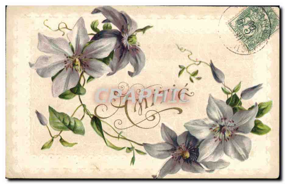 CPA Fantaisie Fleurs 