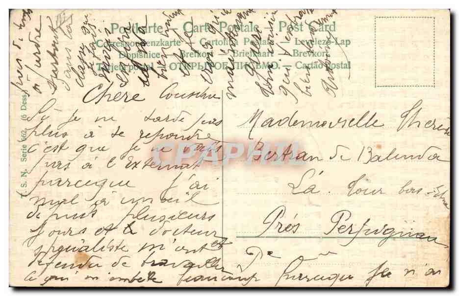 CPA Fantaisie Enfants  — Rückseite