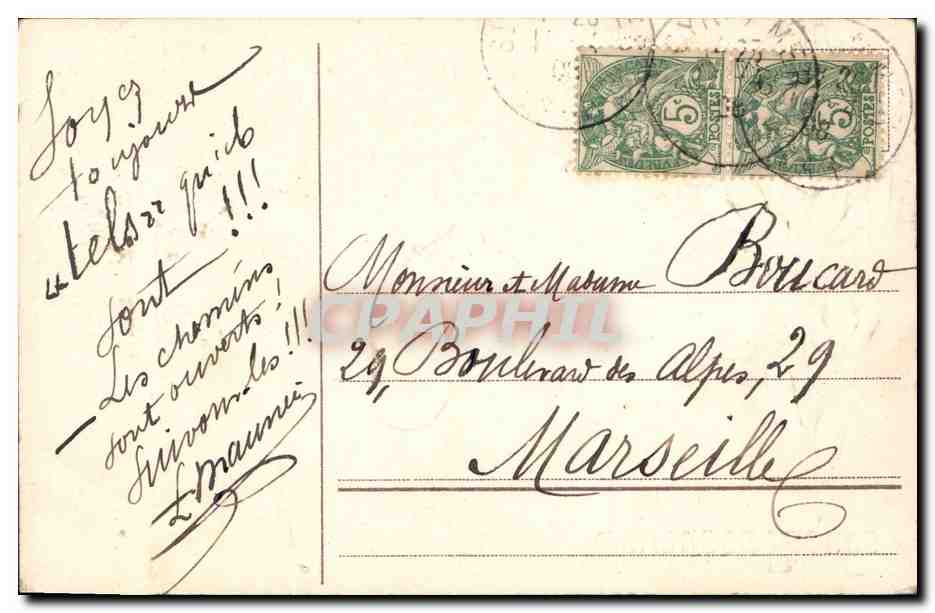 CPA Fantaisie Fleurs Poussins Paques — Verso