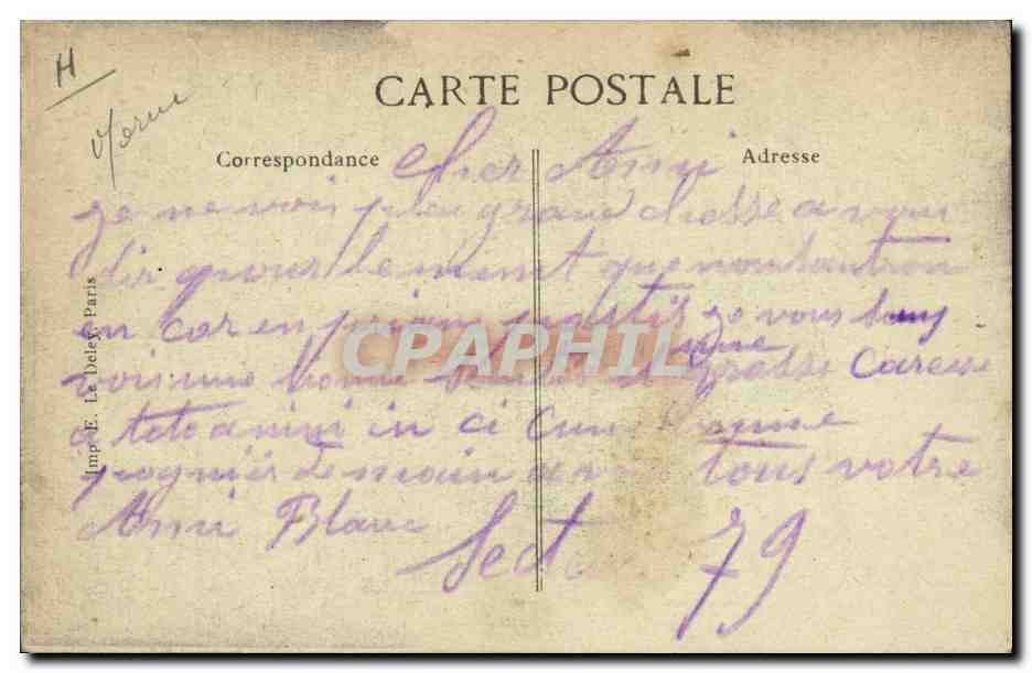 CPA Folklore Vigne Vendanges Champagne Les robes culottes dans les hautes Vignes Yonne TOP — Rückseite