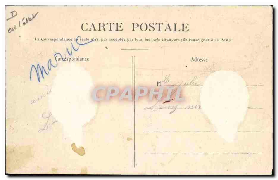 CPA Folklore Vigne Vendanges Champagne Travaile de la vigne Le fichage TOP — Rückseite