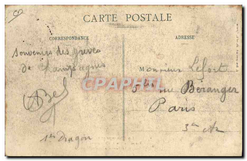CPA Folklore Vigne Vendanges Champagne Travail du vin de Champagne Le tapotage TOP — Verso