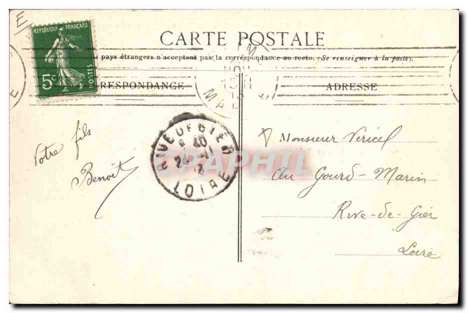 CPA Folklore Vigne Vendanges Reims Travail du vin de Champagne Le rincage des bouteilles TOP — Rückseite