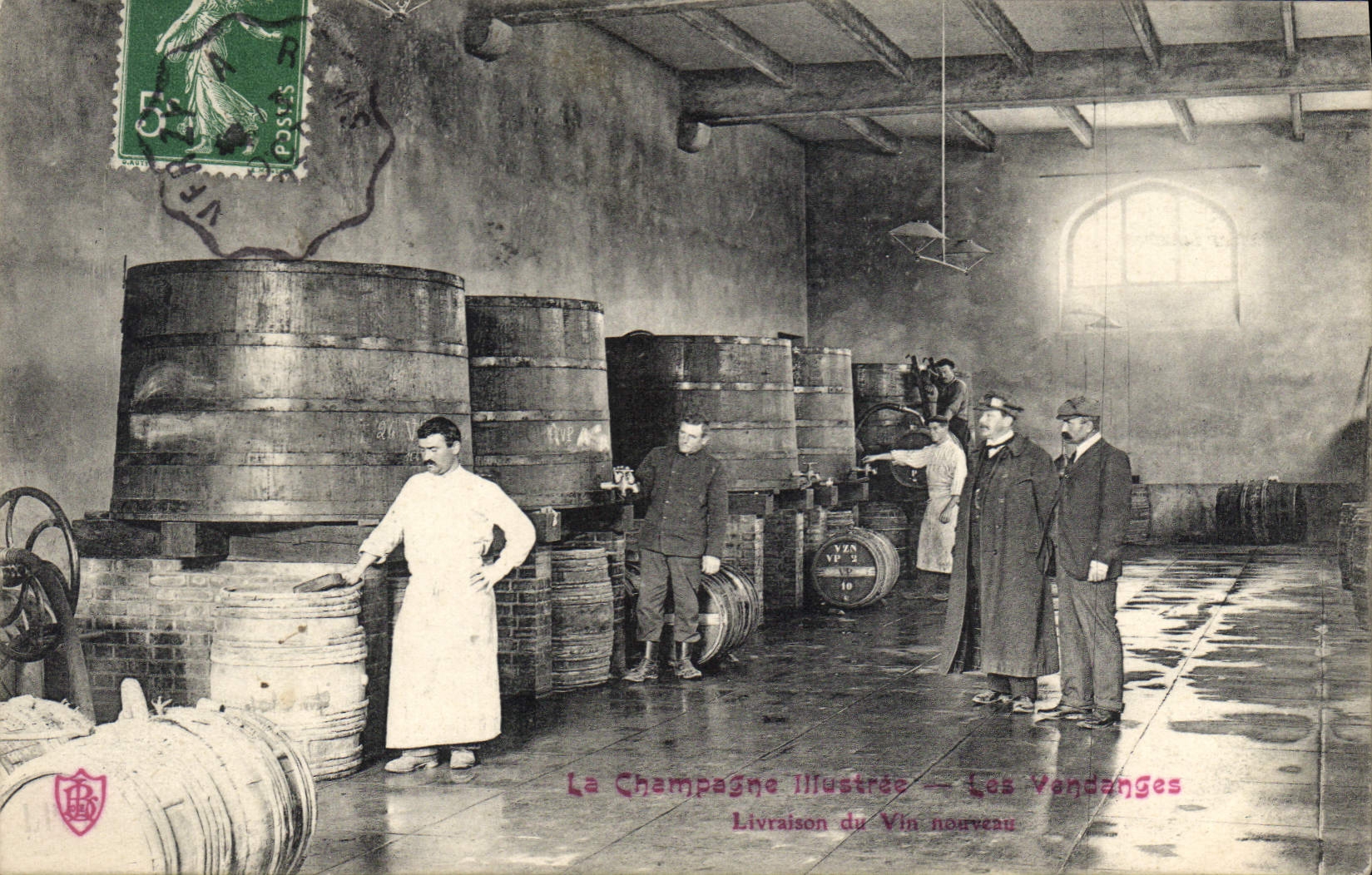 Les Vendanges — Livraison du Vin nouveau — La Champagne Illustrée