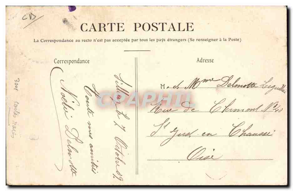 CPA Folklore Vigne Vendanges Champagne Le dejeuner des vendangeurs — Rückseite