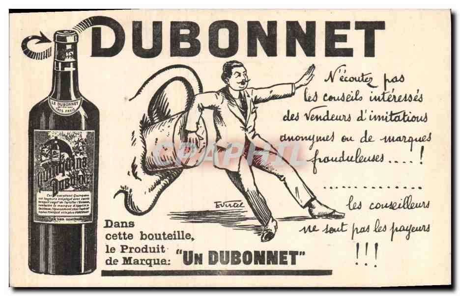 CPA Publicite Dubonnet Quinquina 