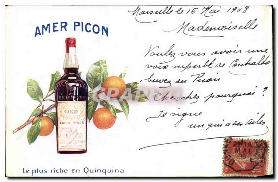 CPA Publicite Amer Picon Quinquina TOP 