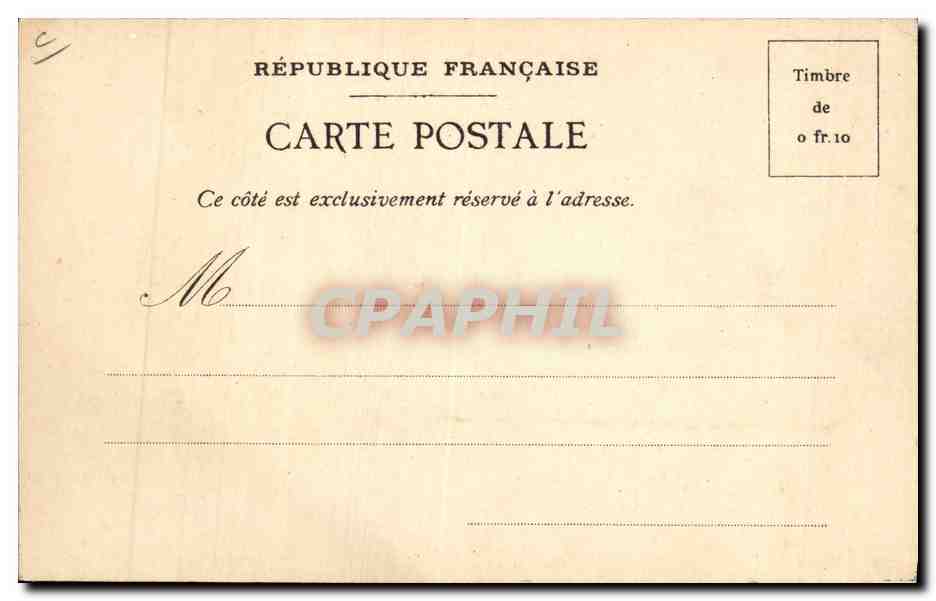 CPA Publicite Vin Desiles Desiline Pharmacie La Vivandiere Paris  — Rückseite