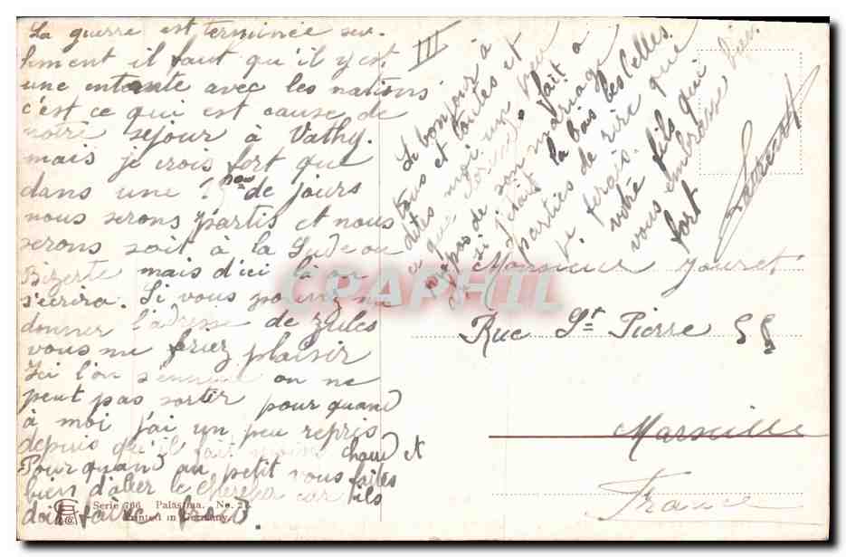 CPA Arbre L'arbre de Marie de Matarije Heliopolis — Verso