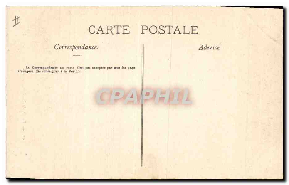 CPA Arbre Foret de Fontainebleau Le Pharamond — Rückseite
