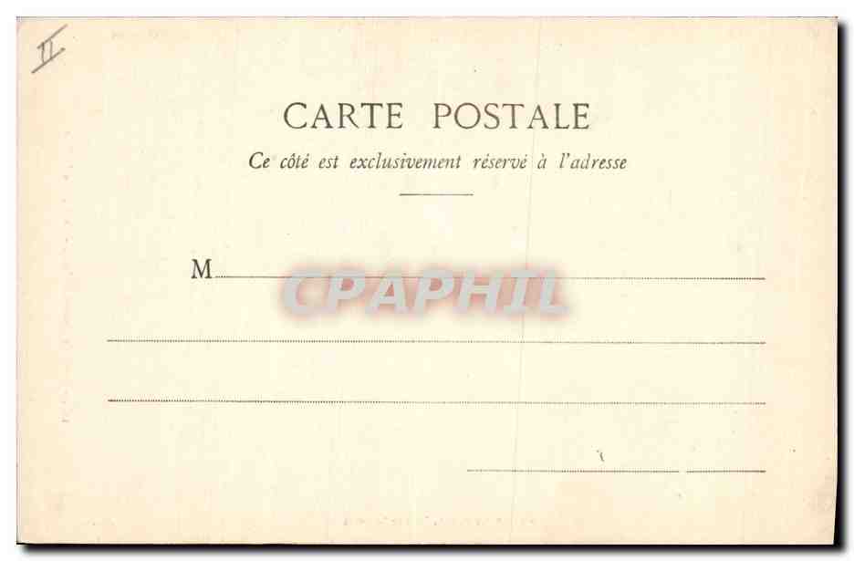 CPA Arbre Foret de Fontainebleau Le nid de l'aigle — Rückseite