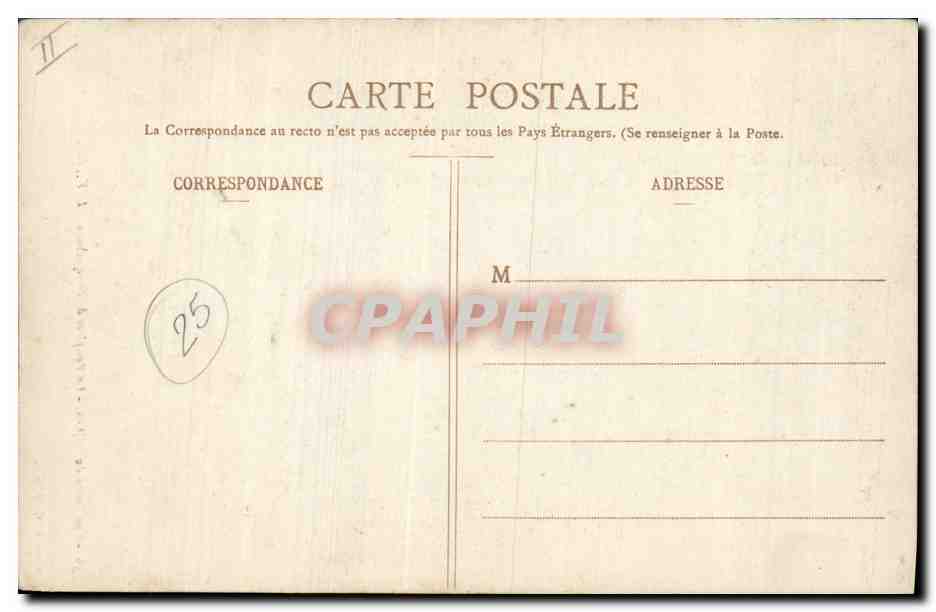 CPA Arbre Les coins de Dijon Le peuplier de l'arquebuse — Rückseite