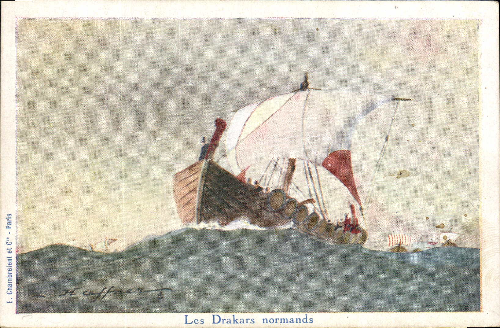 Les Drakars normands — E. Chambrelent et Cie - Paris