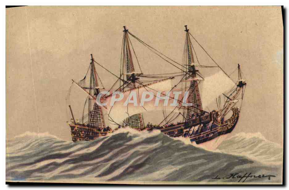 Vaisseau amiral de Tourville à la Cape — Le "Soleil Royal" — Ligue Maritime et Coloniale