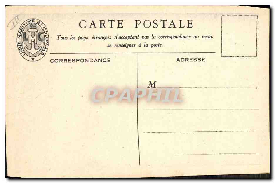 CPA Fantaisie Illustrateur Haffner Bateau Une arrivee au Camp des Pilotins CPSF a Bouafles les Andelys — Back
