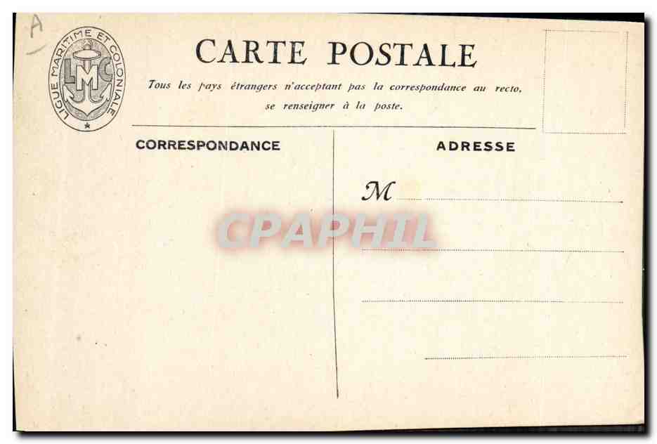 Le Croiseur "Foch" — illustration maritime — E. Chambrelent et C°, Paris — Verso