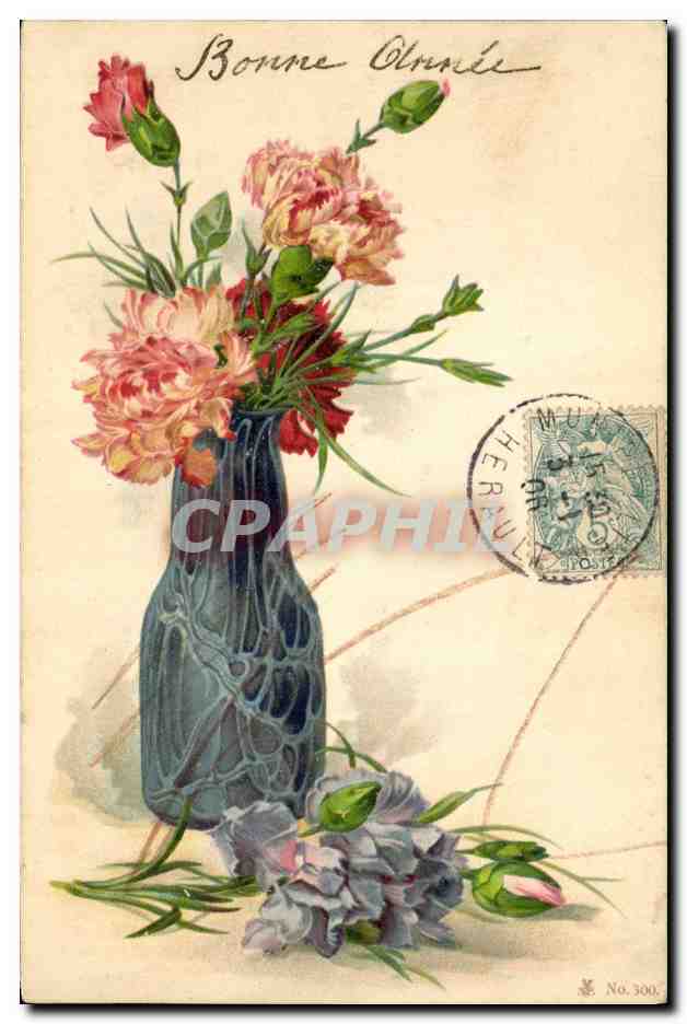 CPA Fantaisie Fleurs 