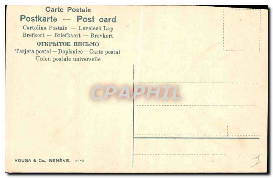 CPA Fantaisie Fleurs  — Rückseite