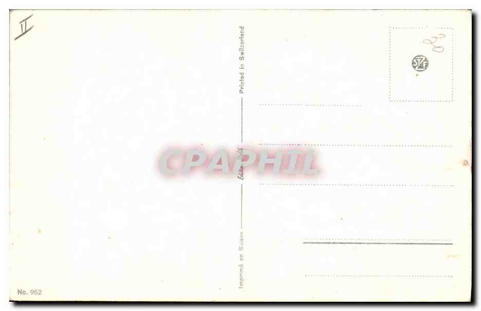 CPA Fantaisie Fleurs  — Rückseite