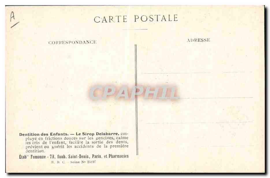 Ficaire — Plante entière et coupe de la fleur — Édition des Etablissements Fumouze, Planche N° 21 — Verso