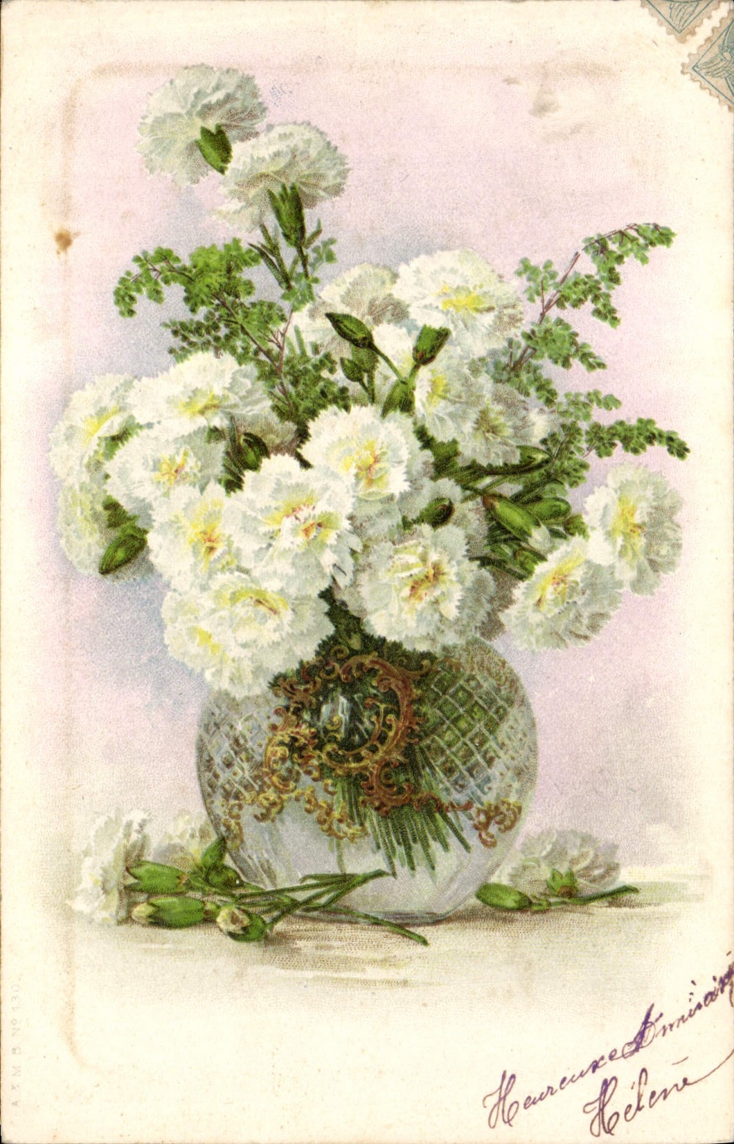 CPA Fantaisie Fleurs 