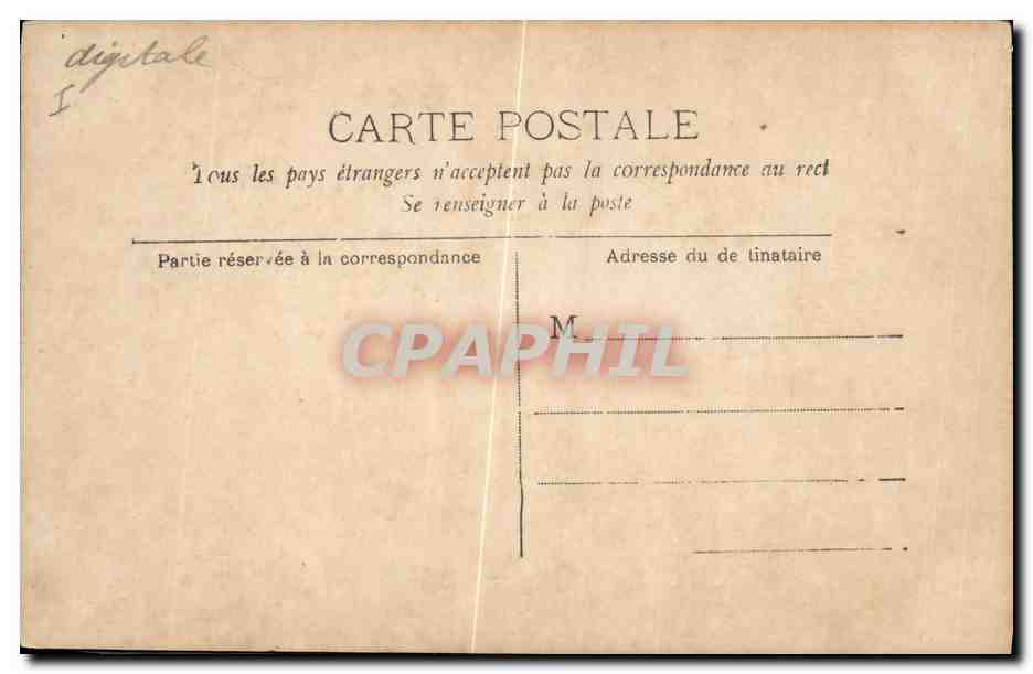 CPA Fantaisie Fleurs  — Rückseite