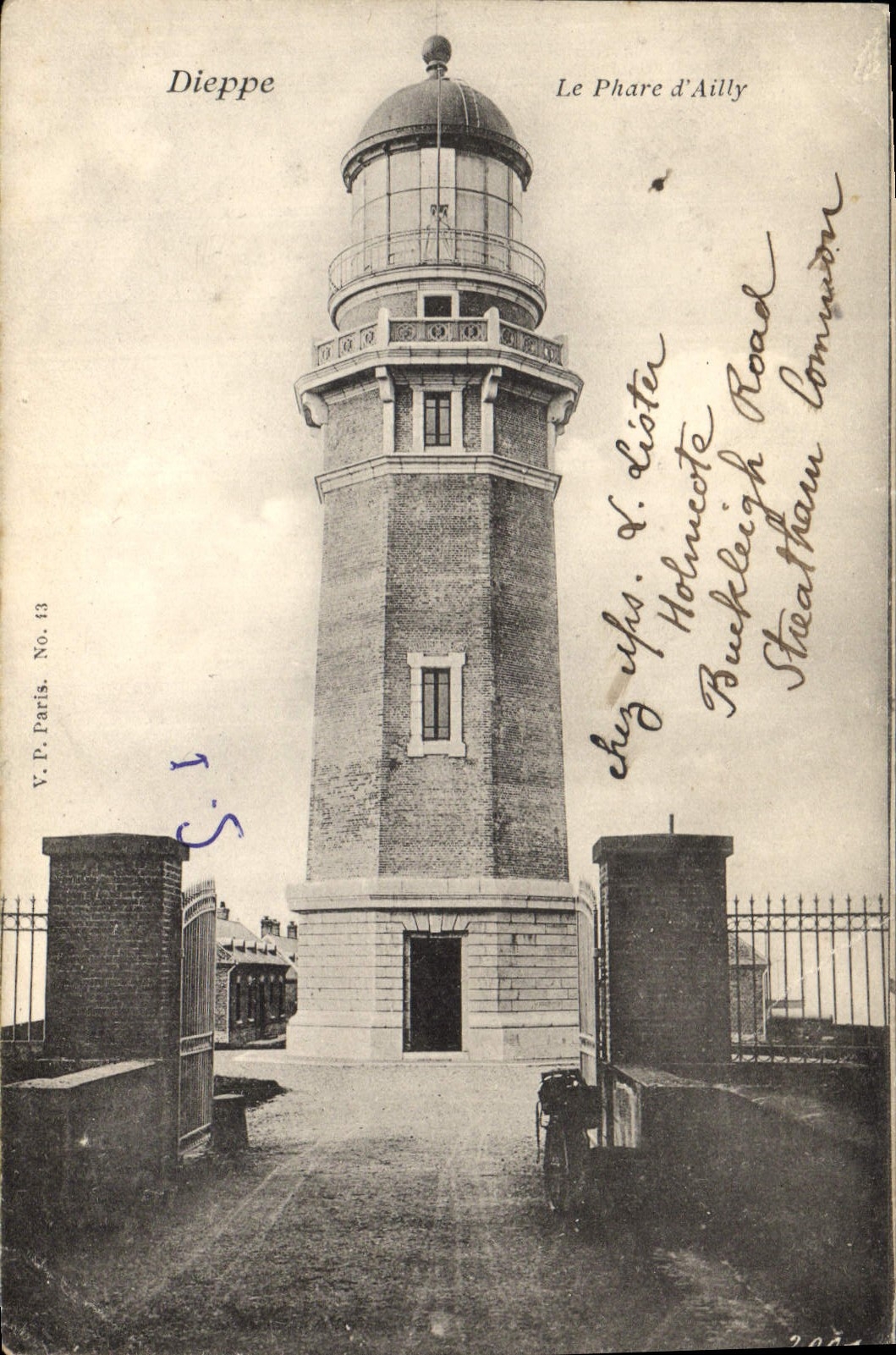 Dieppe — Le Phare d'Ailly — V.P. Paris, No. 13