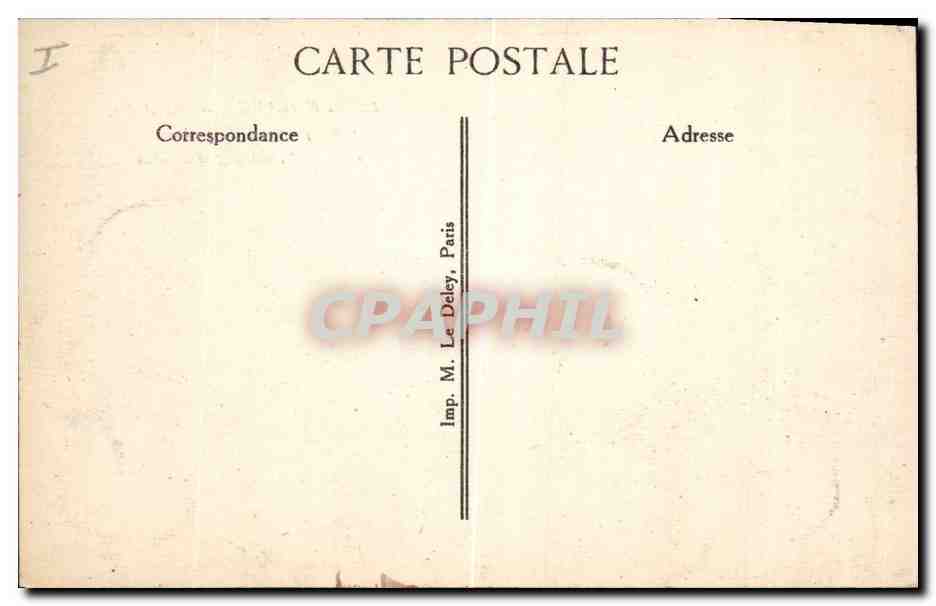 CPA Phare Le Havre La jetee un jour de tempete — Rückseite