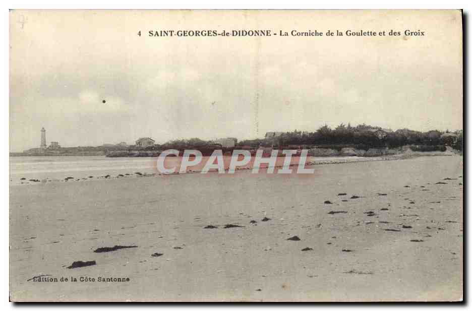 CPA Phare St Georges de Didonne La corniche de la Goulette et des Groix