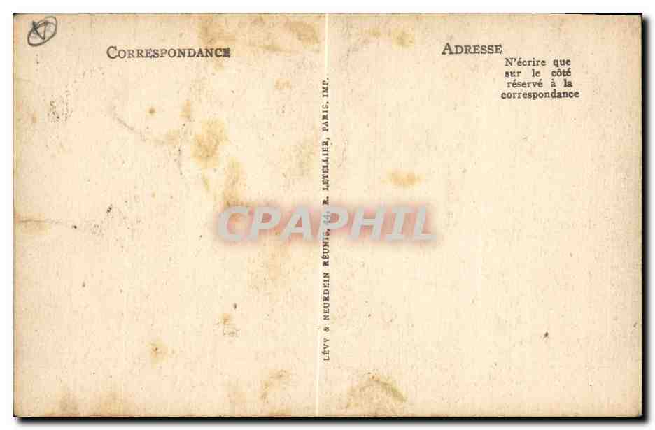 CPA Phare Le Croisic La jetee et le phare Bateaux — Rückseite
