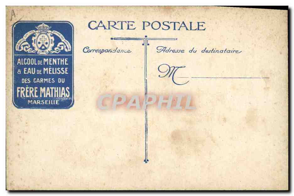 Notre 75 en action — Soldats manœuvrant un canon de campagne — Frère Mathias, Marseille — Rückseite