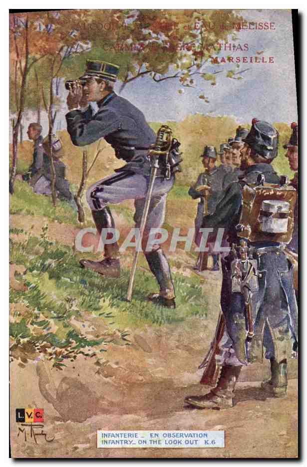 Infanterie en observation — Frère Mathias, Marseille — série K.6