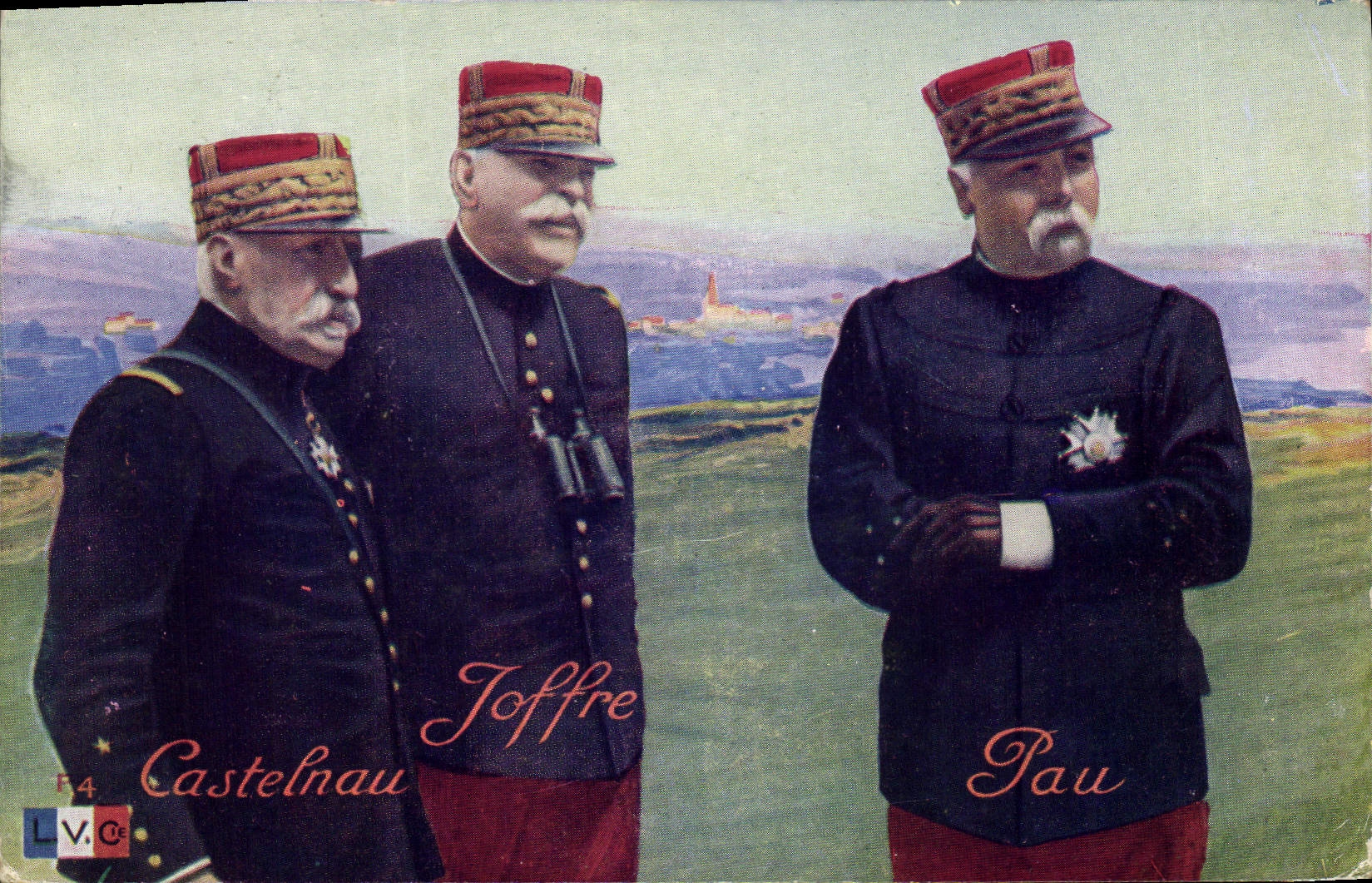 CPA Militaria Castelnau Joffre Pau 