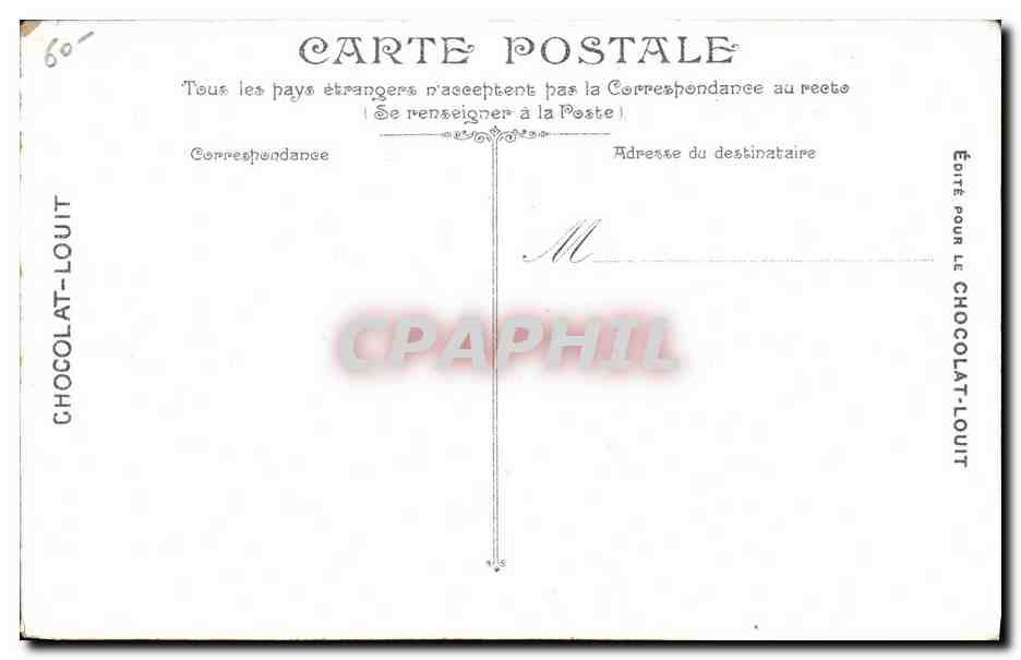 Infanterie — La corvée de pain — L.V. n° 3581 — Verso