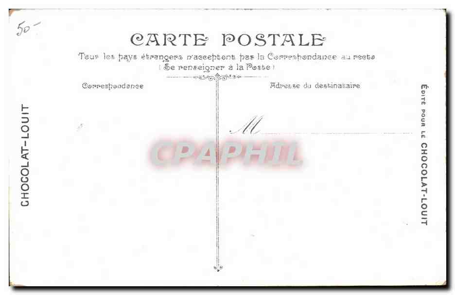 Infanterie. Sortie d'un permissionnaire — L.V. & Cie, n° 3592 — Rückseite