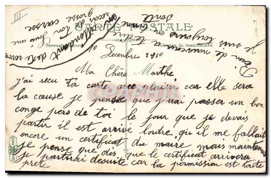 Infanterie — Intérieur d'une cuisine — L.V. & Cie — Rückseite