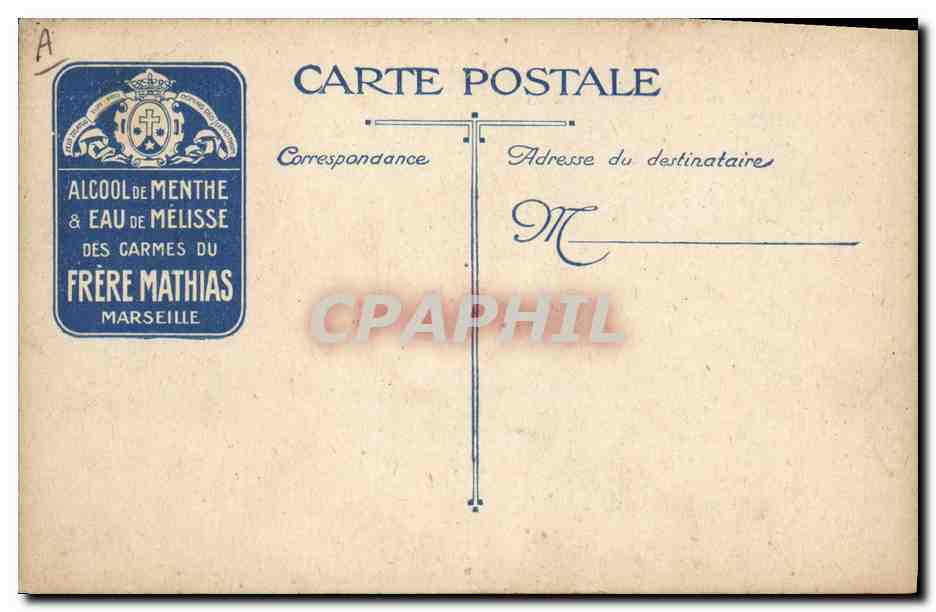 CPA Militaria Une batterie de 130 mm Frere Mathias  — Verso