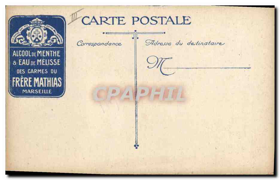 CPA Militaria Entre deux assauts Frere Mathias  — Verso