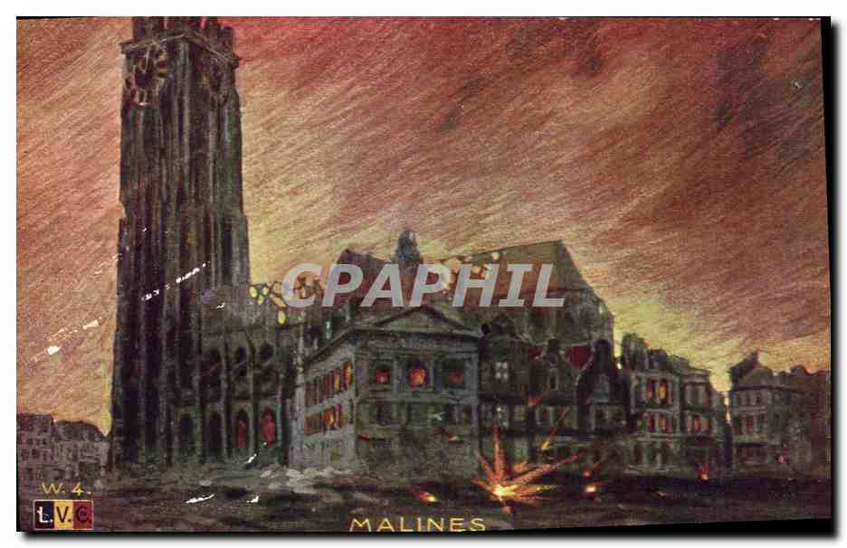 CPA Militaria Malines 