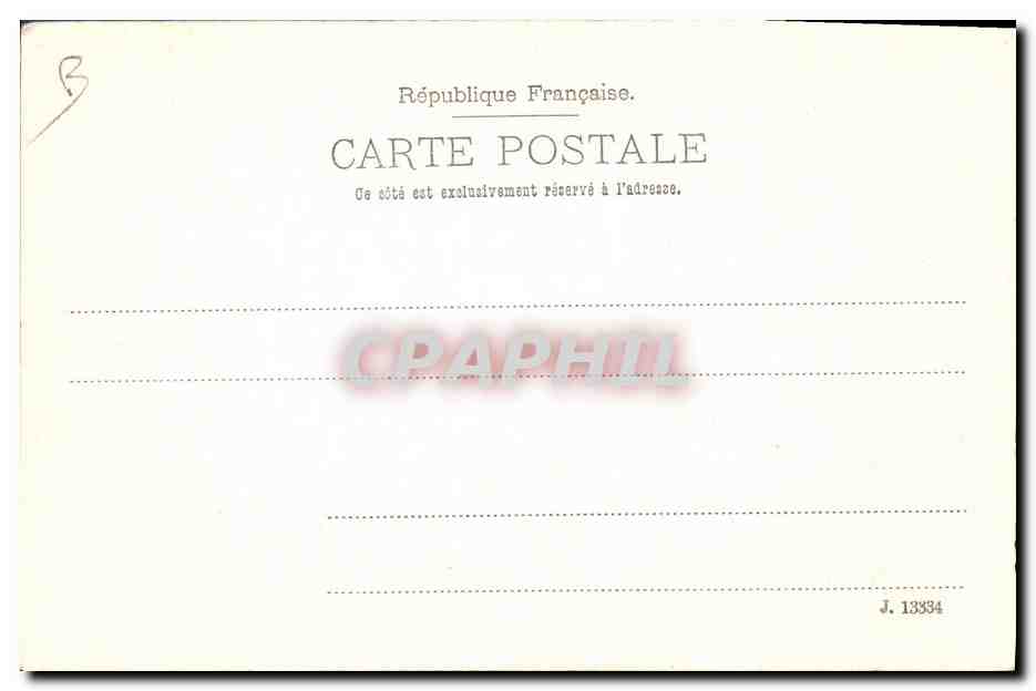 CPA Journaux Journal Le Francais Paris Louvre — Rückseite