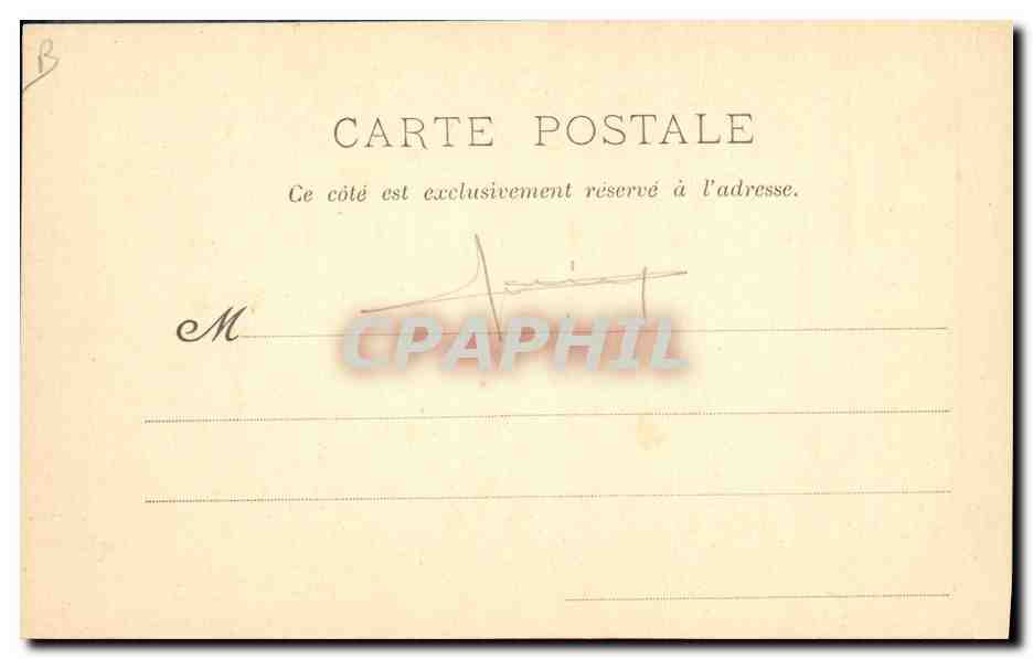 CPA Journaux Journal Garo Le Figaro — Rückseite