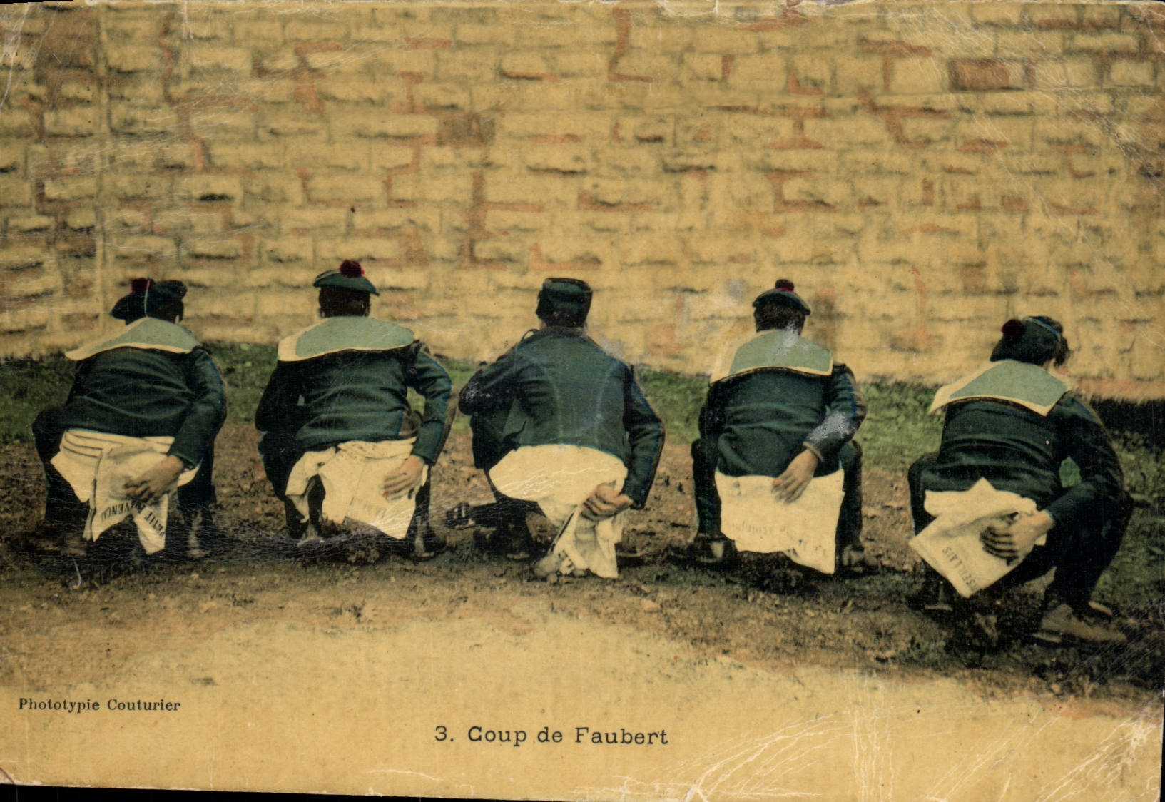 CPA Journaux Journal Coup de Faubert Militaria Marins