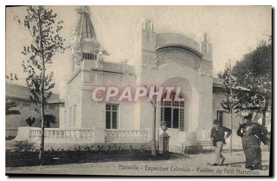 CPA Journaux Journal Exposition coloniale Marseille 1906 Pavillon du Petit Marseillais