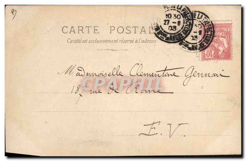 CPA Journaux Journal La Patrie — Rückseite