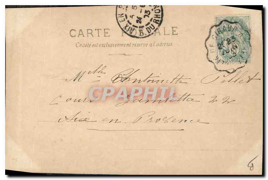 CPA Journaux Journal Theatre National de l'Odeon Edouard Colonne Concert Mozart — Rückseite