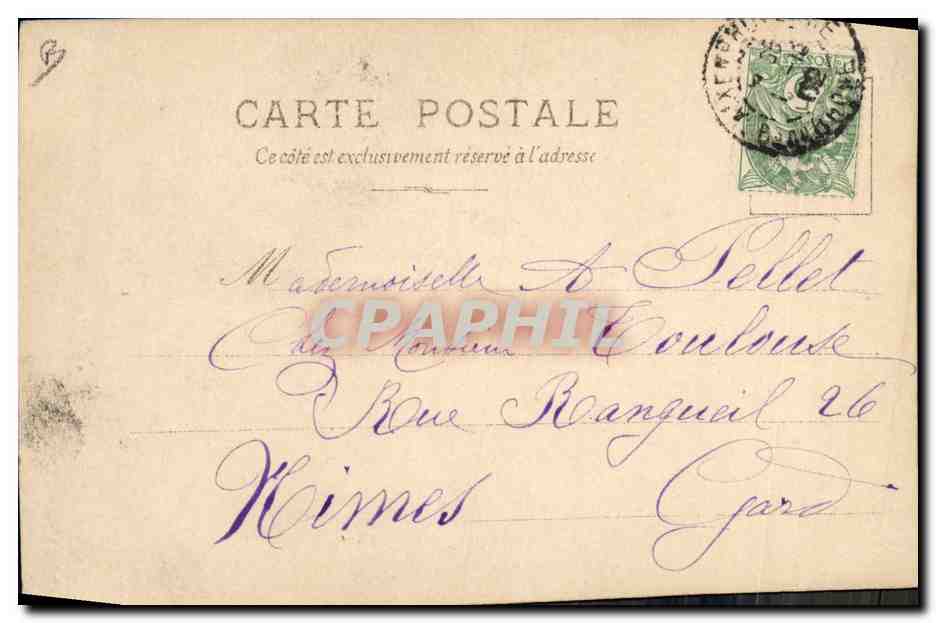 CPA Journaux Journal La Patrie — Rückseite