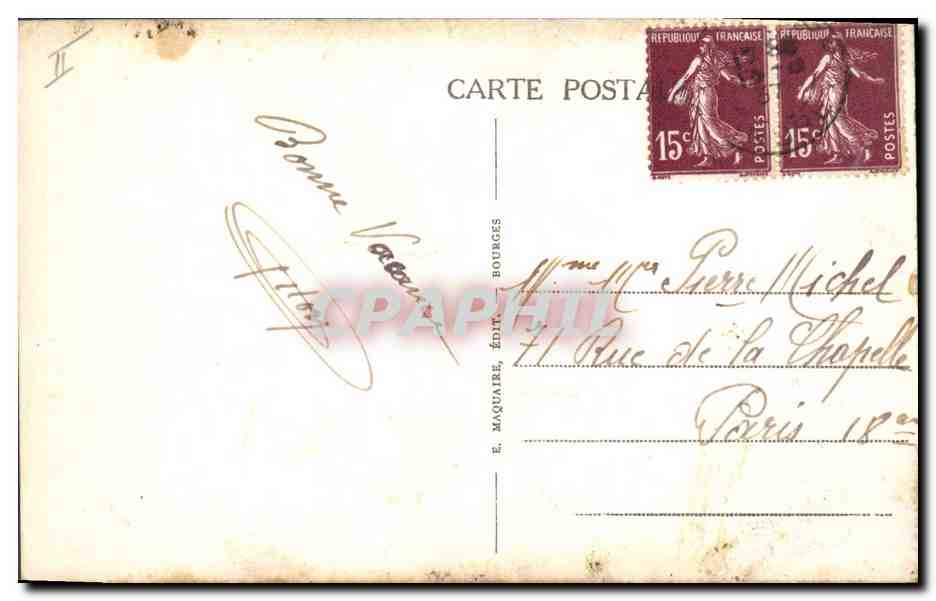 Le P'tit vin d'Ancre — Chanson de Jean Rameau — Éditeur E. Maquaire, n°149 — Verso