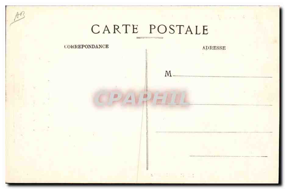 CPA Folklore Les chansons de Jean Rameau illustrees La Charibaude — Verso