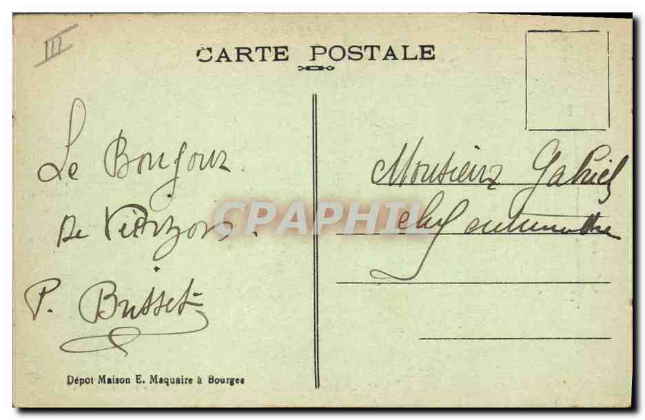CPA Folklore Les chansons de Jean Rameau illustrees Les vieillards — Verso