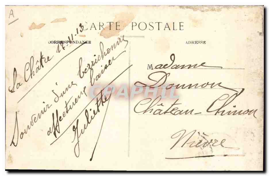 CPA Folklore Les chansons de Jean Rameau illustrees Derange tout — Verso